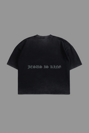 The Christ “Grunge Hem” Tee in Black