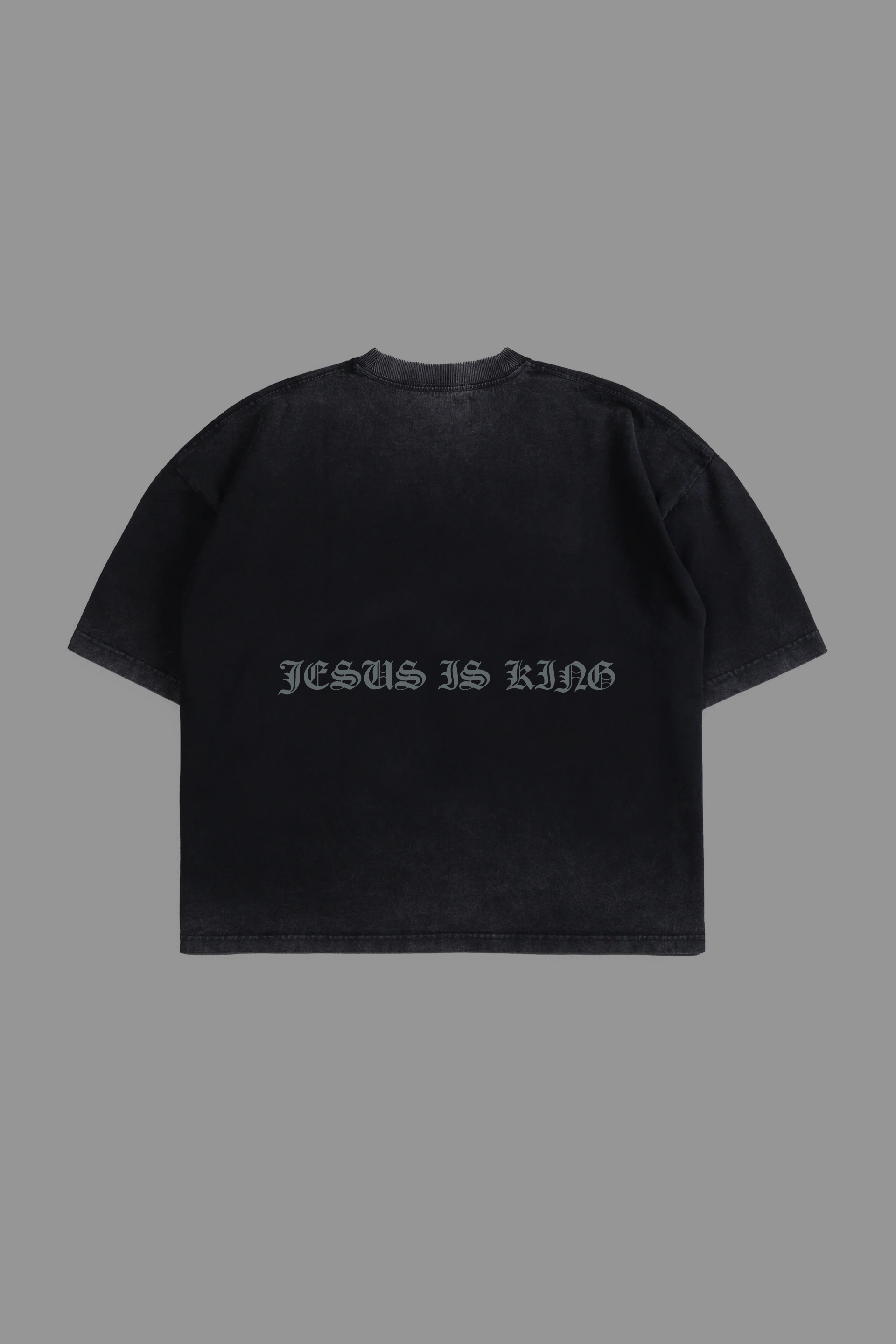 The Christ “Grunge Hem” Tee in Black