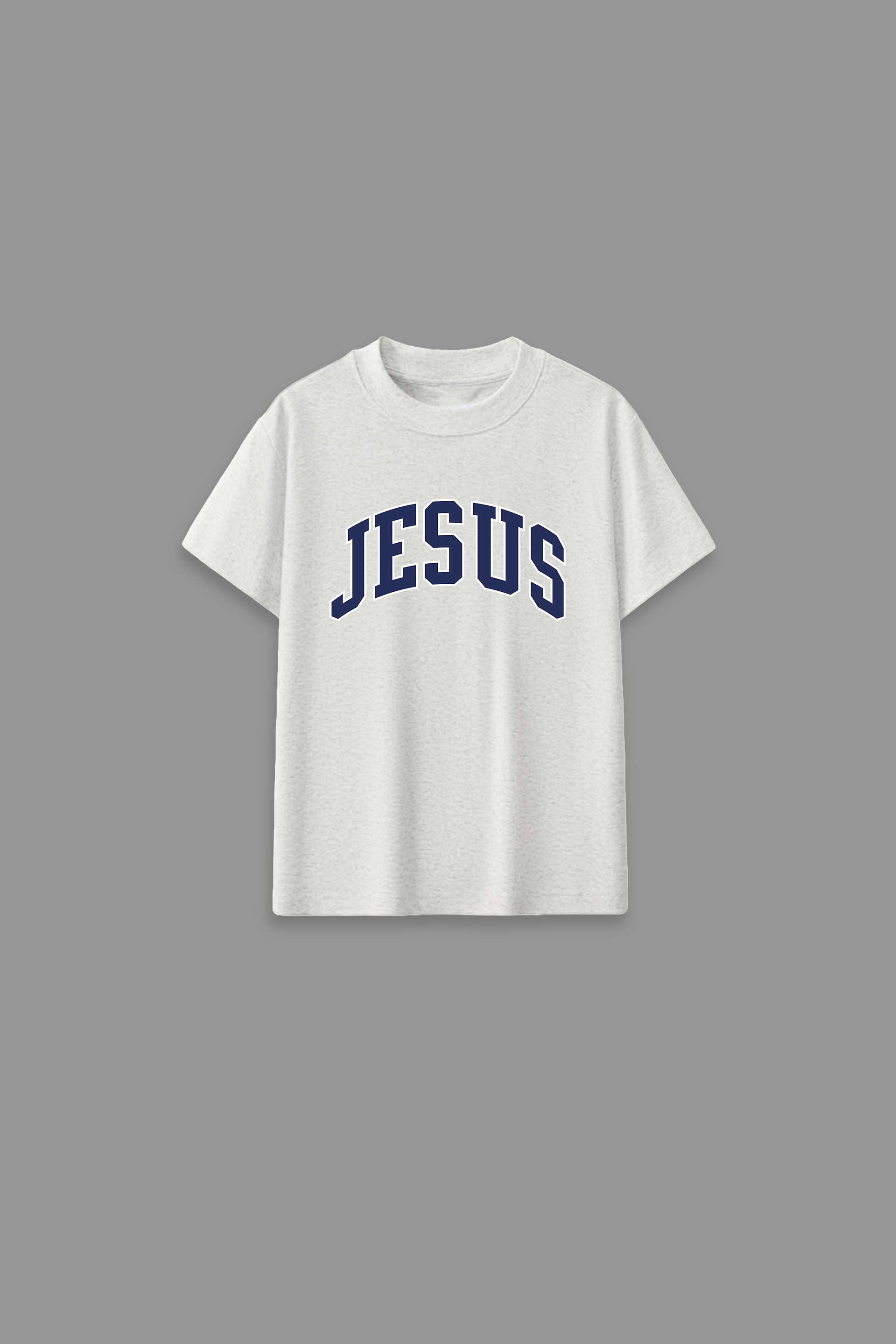Jesus "Premium" Women's Tee in Grey