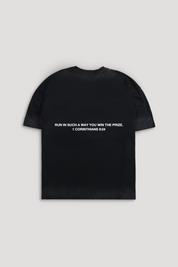 The Prize "Faded" Tee in Black
