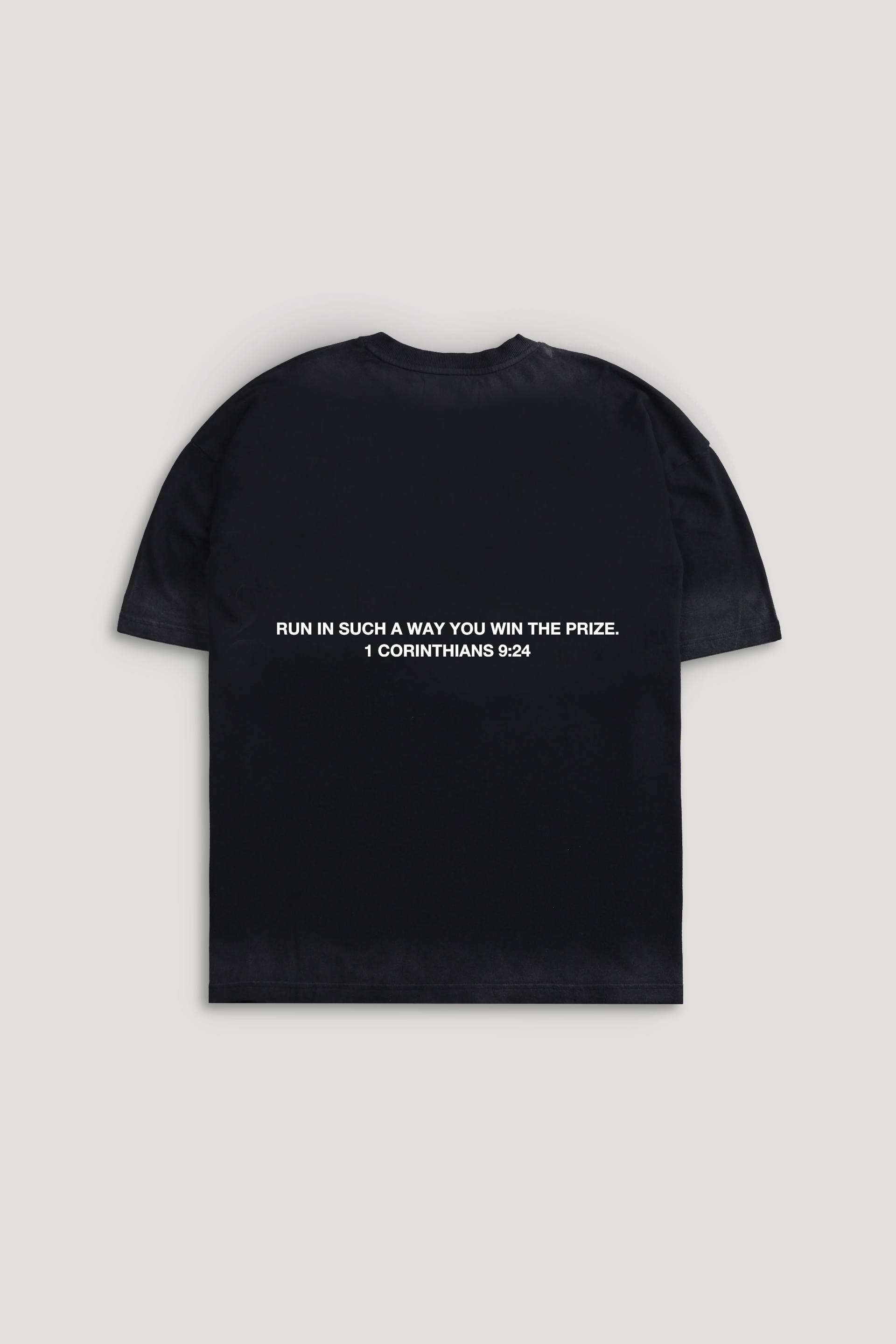 The Prize "Faded" Tee in Black