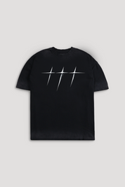 The Prize "Faded" Tee in Black