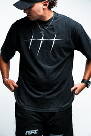 The Prize "Faded" Tee in Black