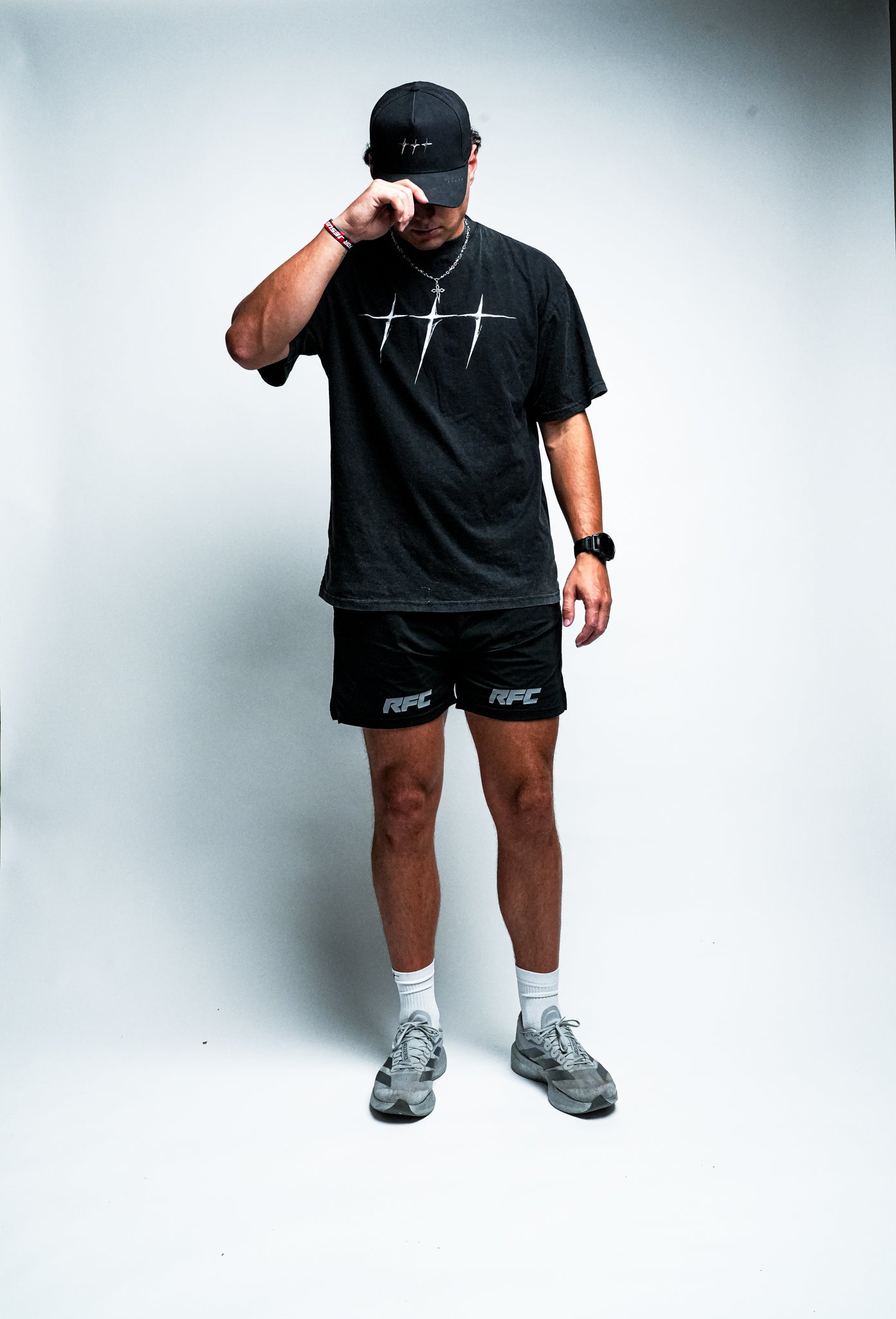 The Prize "Faded" Tee in Black