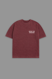 Grow the Kingdom “Premium Waffle” Tee in Red