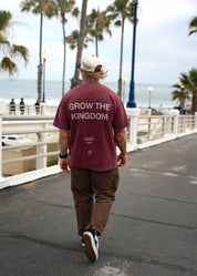 Grow the Kingdom “Premium Waffle” Tee in Red