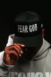 Fear God 5 Panel Hat in Black
