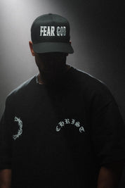 The Christ “Grunge Hem” Tee in Black