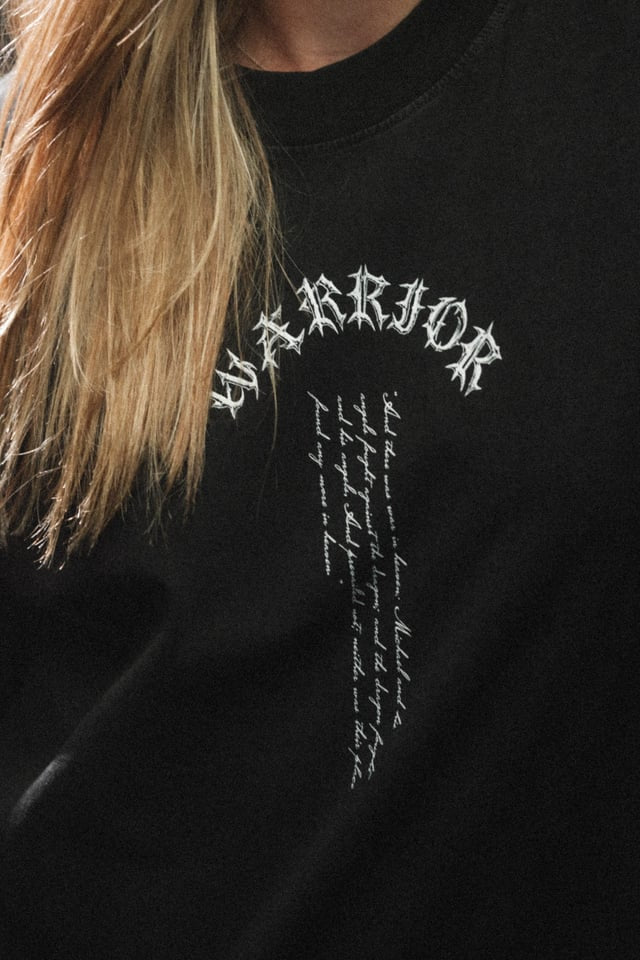 Warrior “Premium” Tee in Black