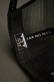 Angel 5 Panel Patch Hat in Black