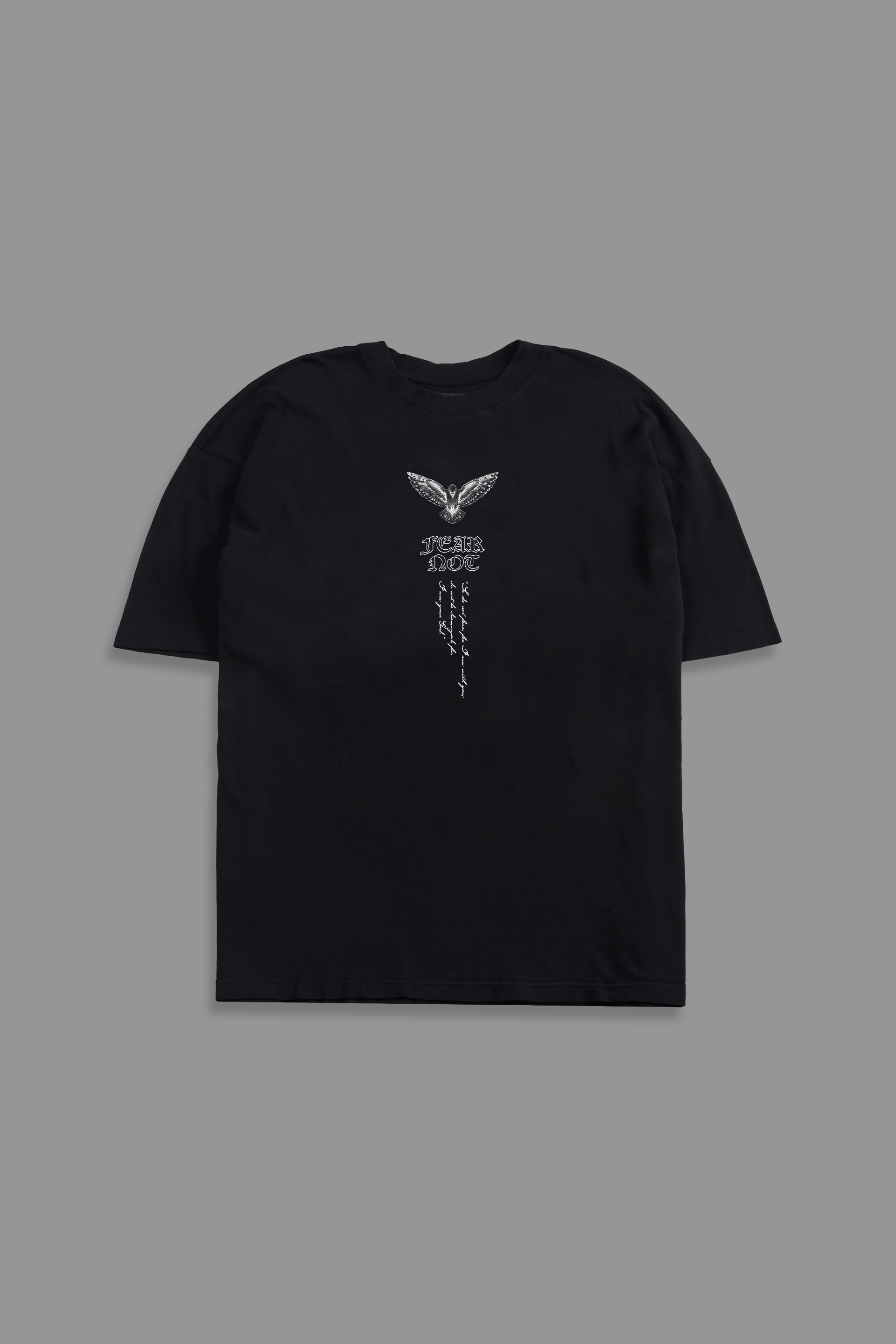 Fear Not “Cotton” Tee in Black