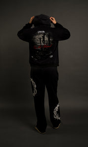 By the Blood "Faded" Hoodie in Black