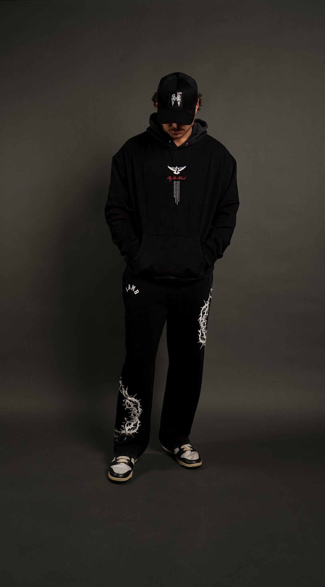 By the Blood "Faded" Hoodie in Black