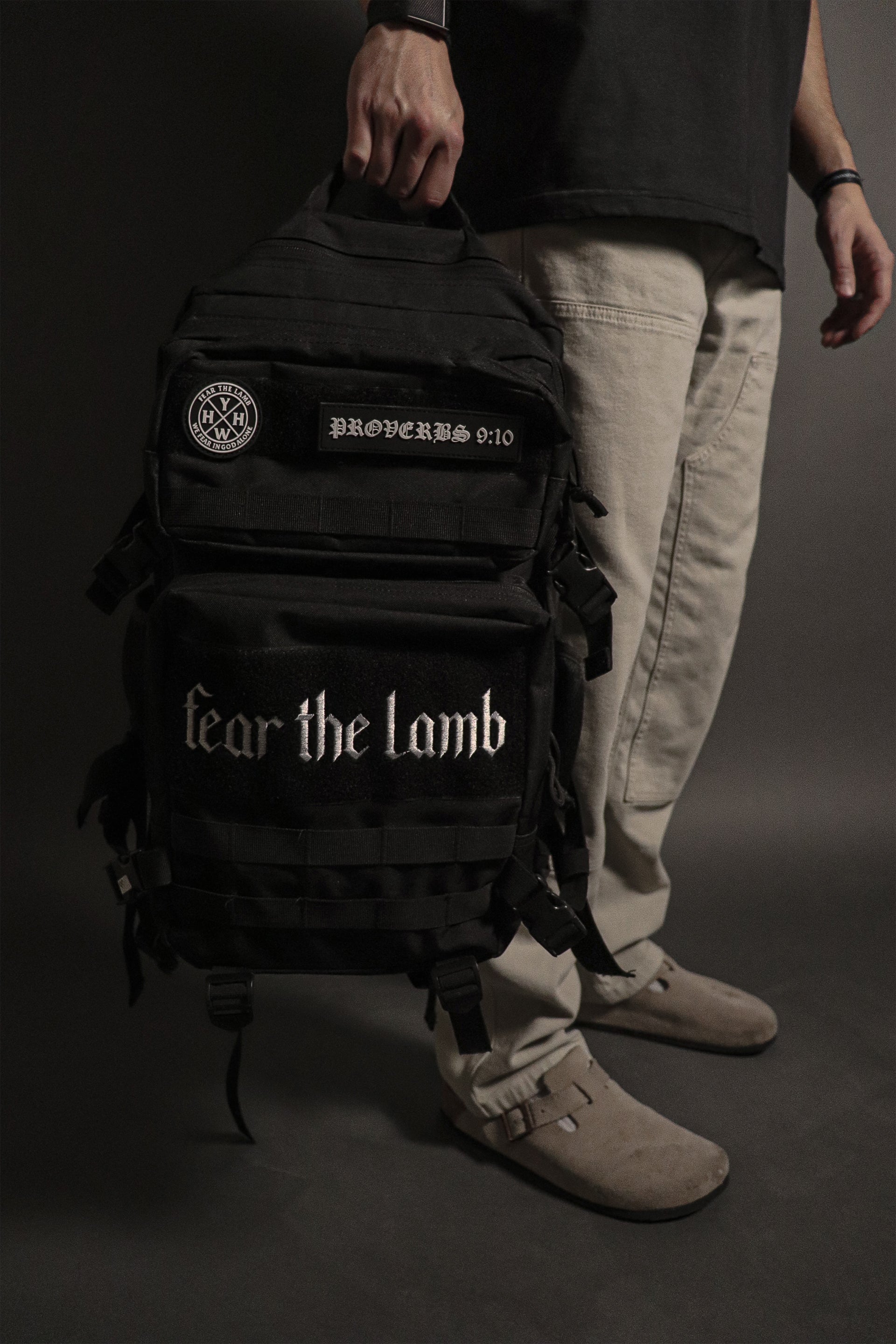 FEAR THE LAMB TACTICAL BACKPACK Fear The Lamb Fear the lamb tactical backpack fear the lamb