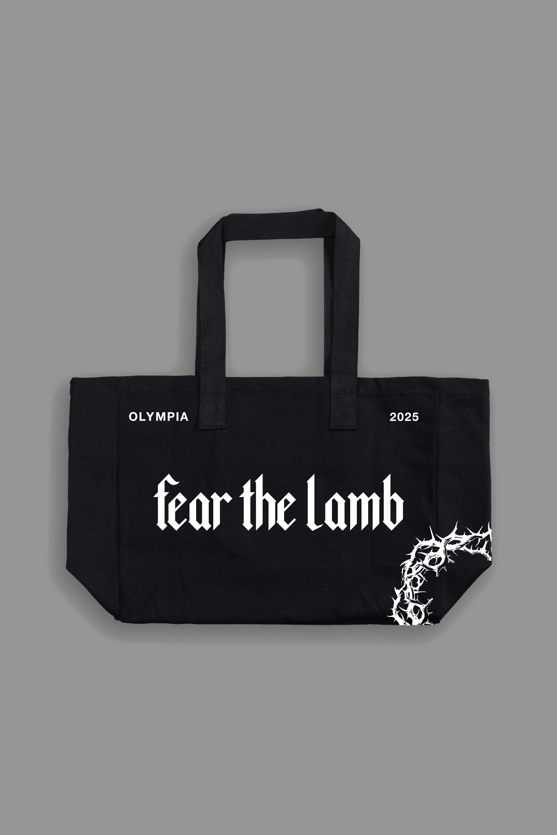 Fear the Lamb x Olympia Tote Bag in Black