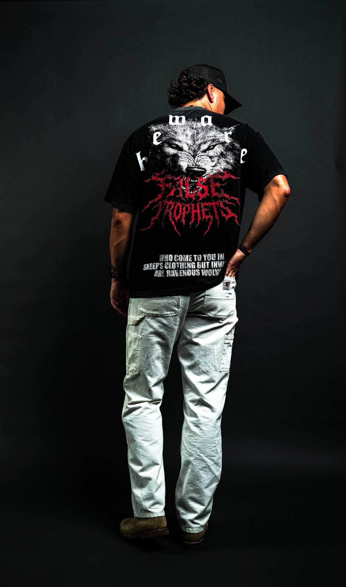 Ravenous "Faded" Tee in Black