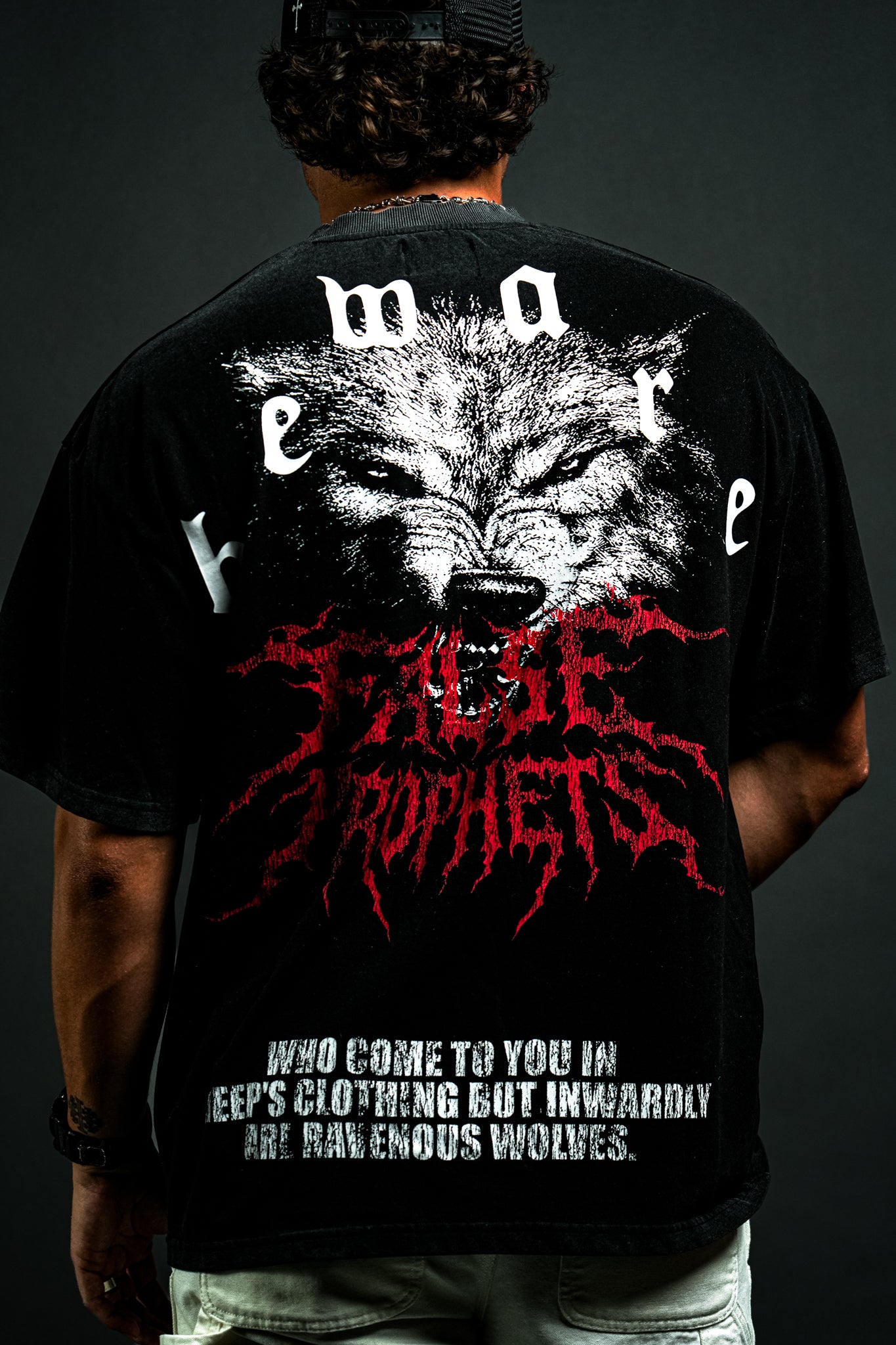 Ravenous "Faded" Tee in Black