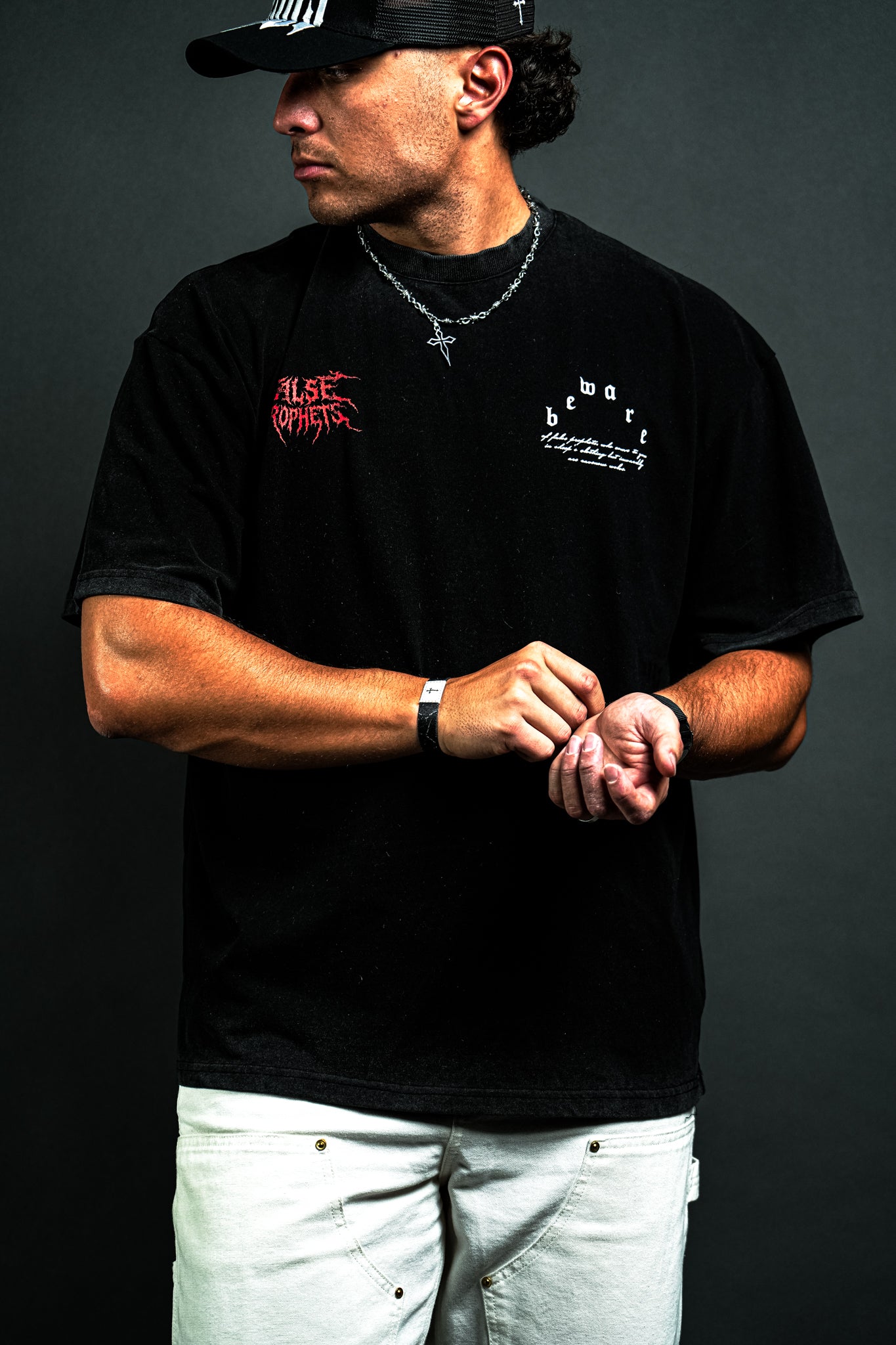 Ravenous "Faded" Tee in Black