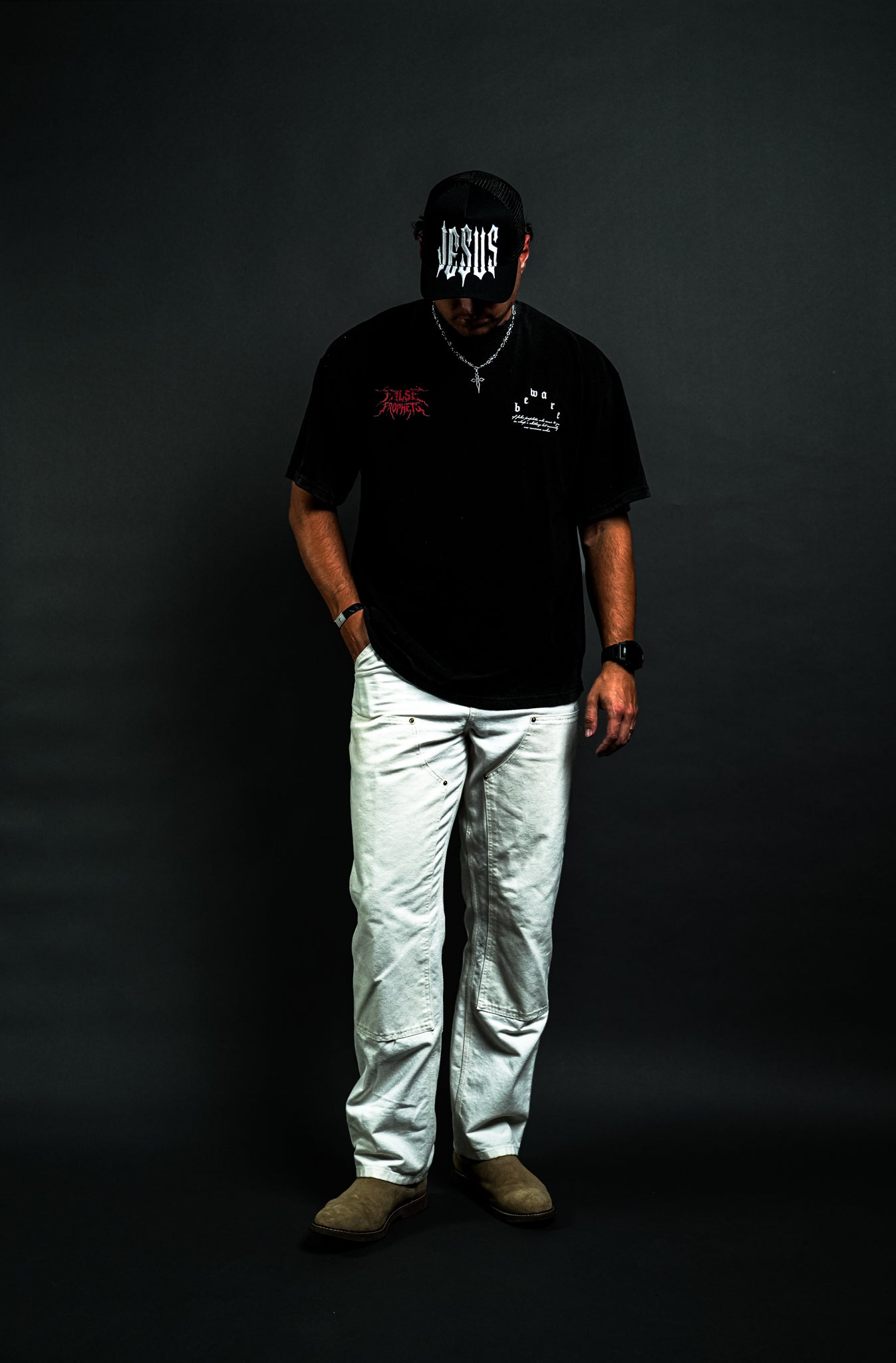 Ravenous "Faded" Tee in Black
