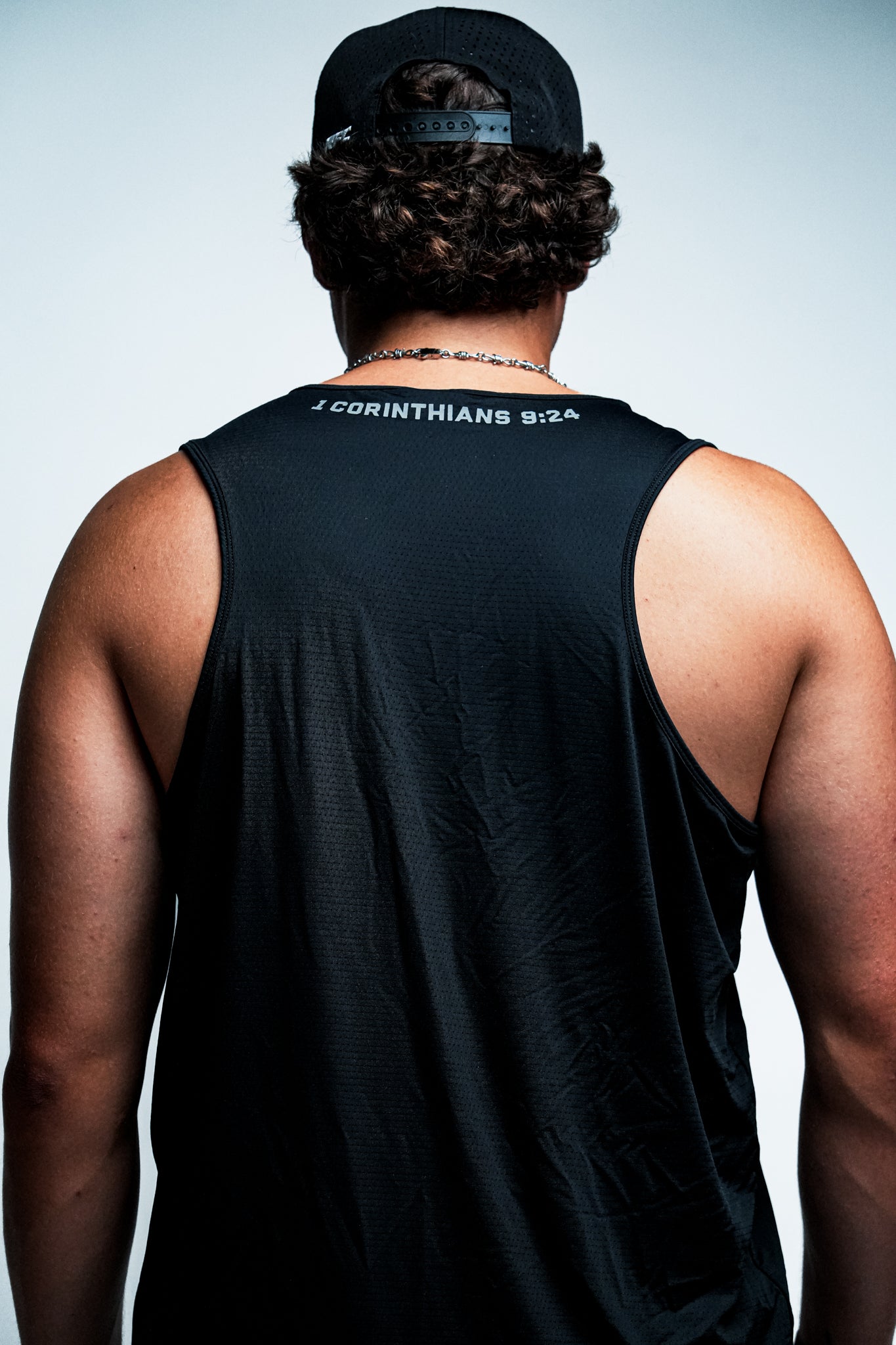 The Prize "Mesh" Tank in Black
