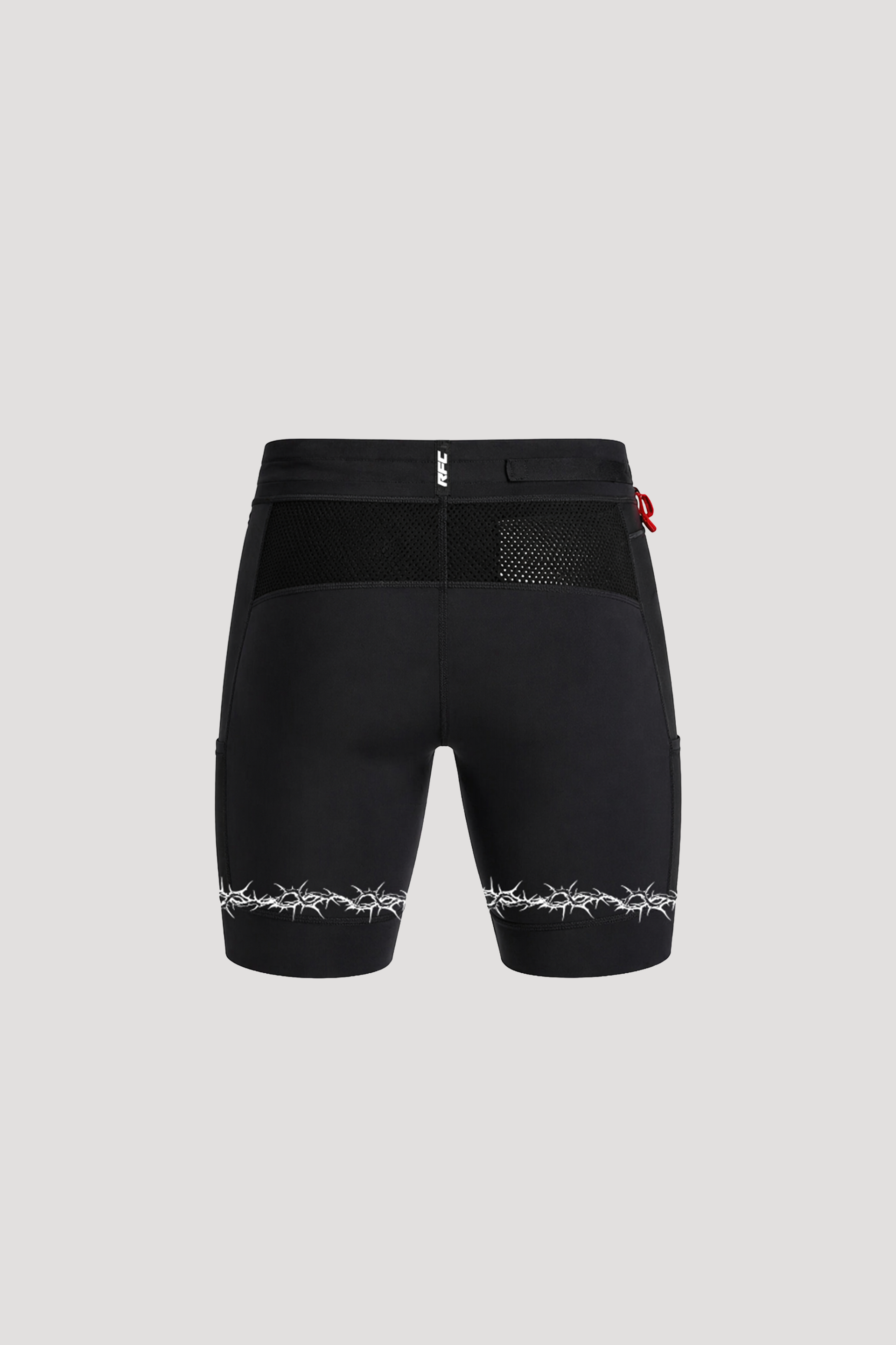 Pierced "Race" Half Tights in Black
