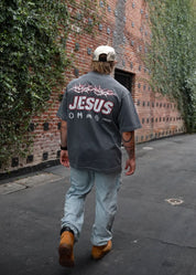 Racing for Souls “Premium” Tee in Grey