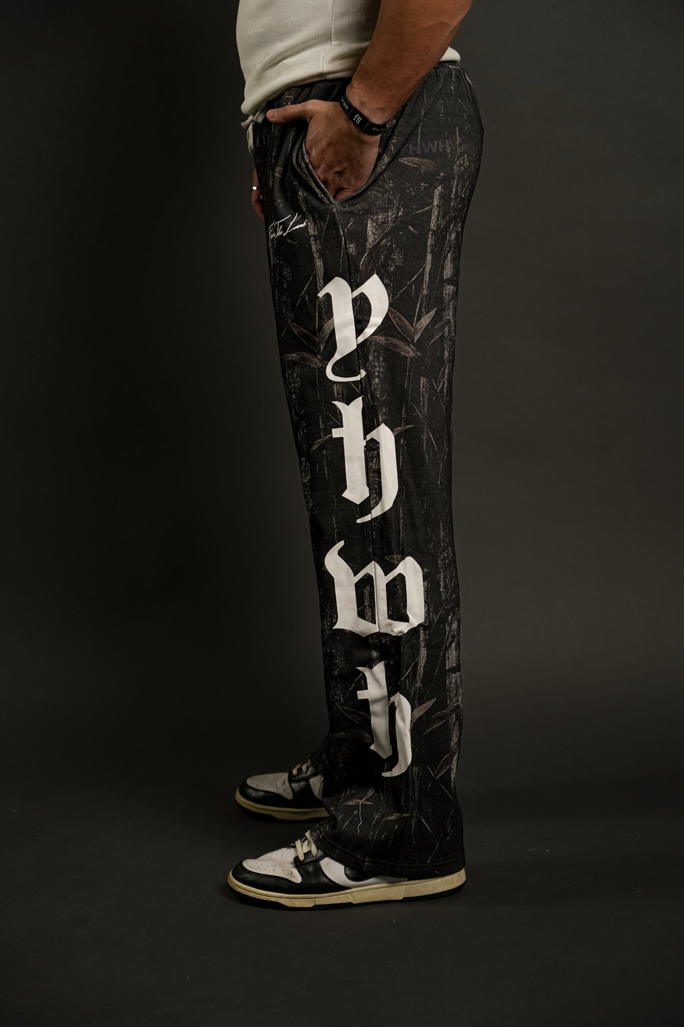 YHWH Sweats in Gray Crosswood