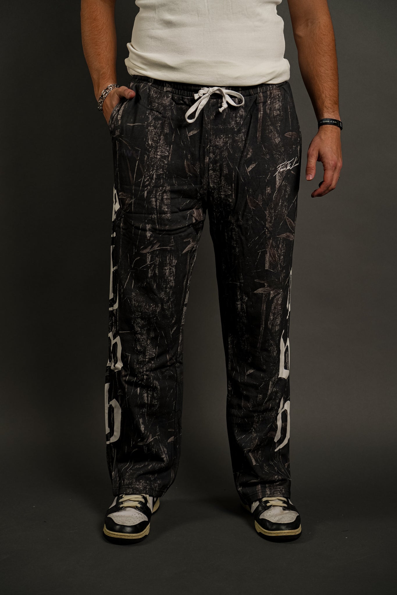 YHWH Sweats in Gray Crosswood