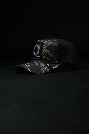 Crown of Thorns Patch Hat in Cross Wood