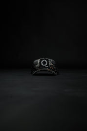Crown of Thorns Patch Hat in Cross Wood