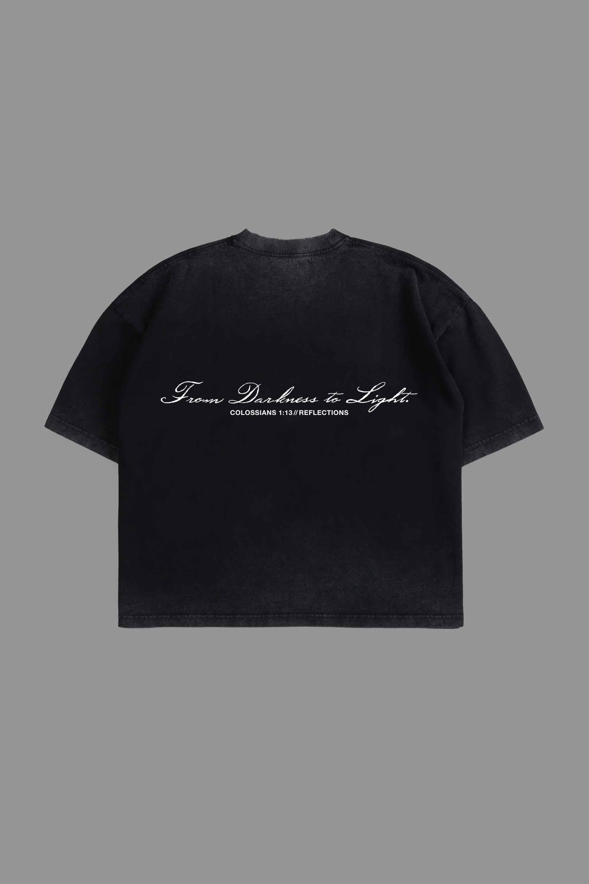 Thorns & Stars "Faded" Tee in Black