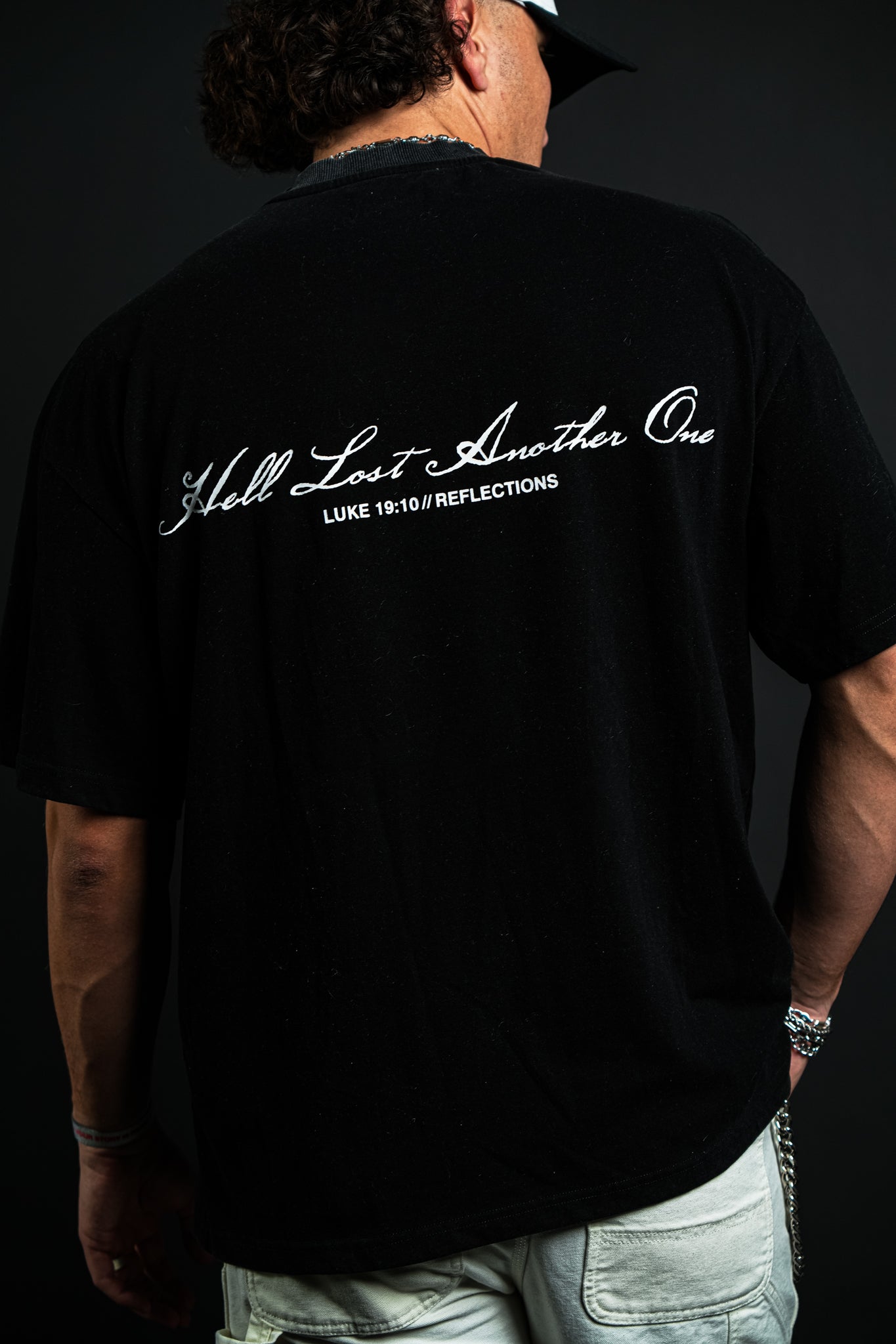 Chrome Covenant "Faded" Tee in Black