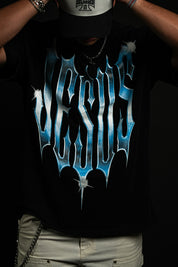 Chrome Covenant "Faded" Tee in Black