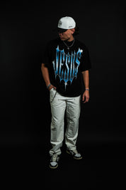 Chrome Covenant "Faded" Tee in Black