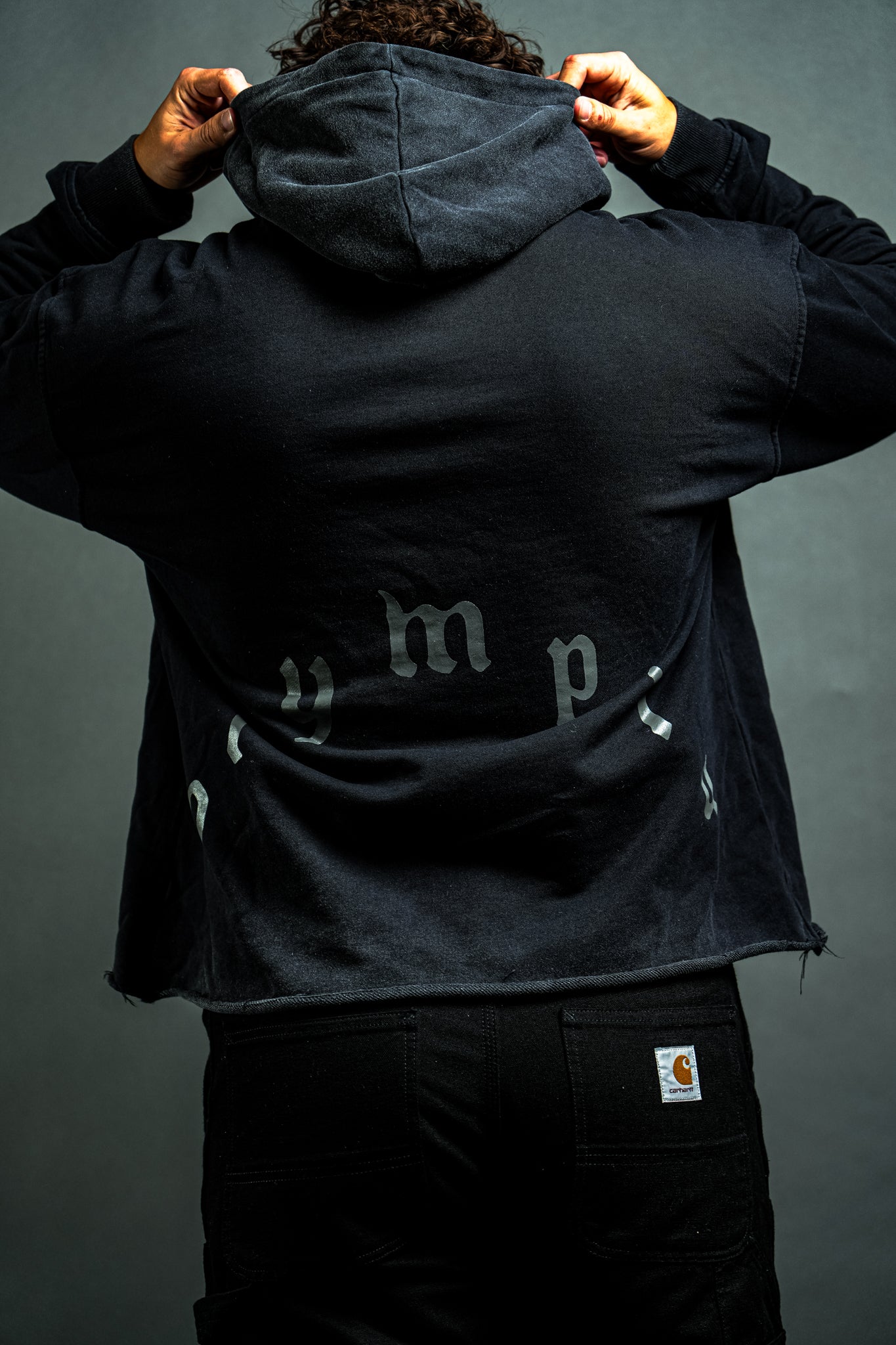 The Covenant "Rend Cut" Hoodie in Black