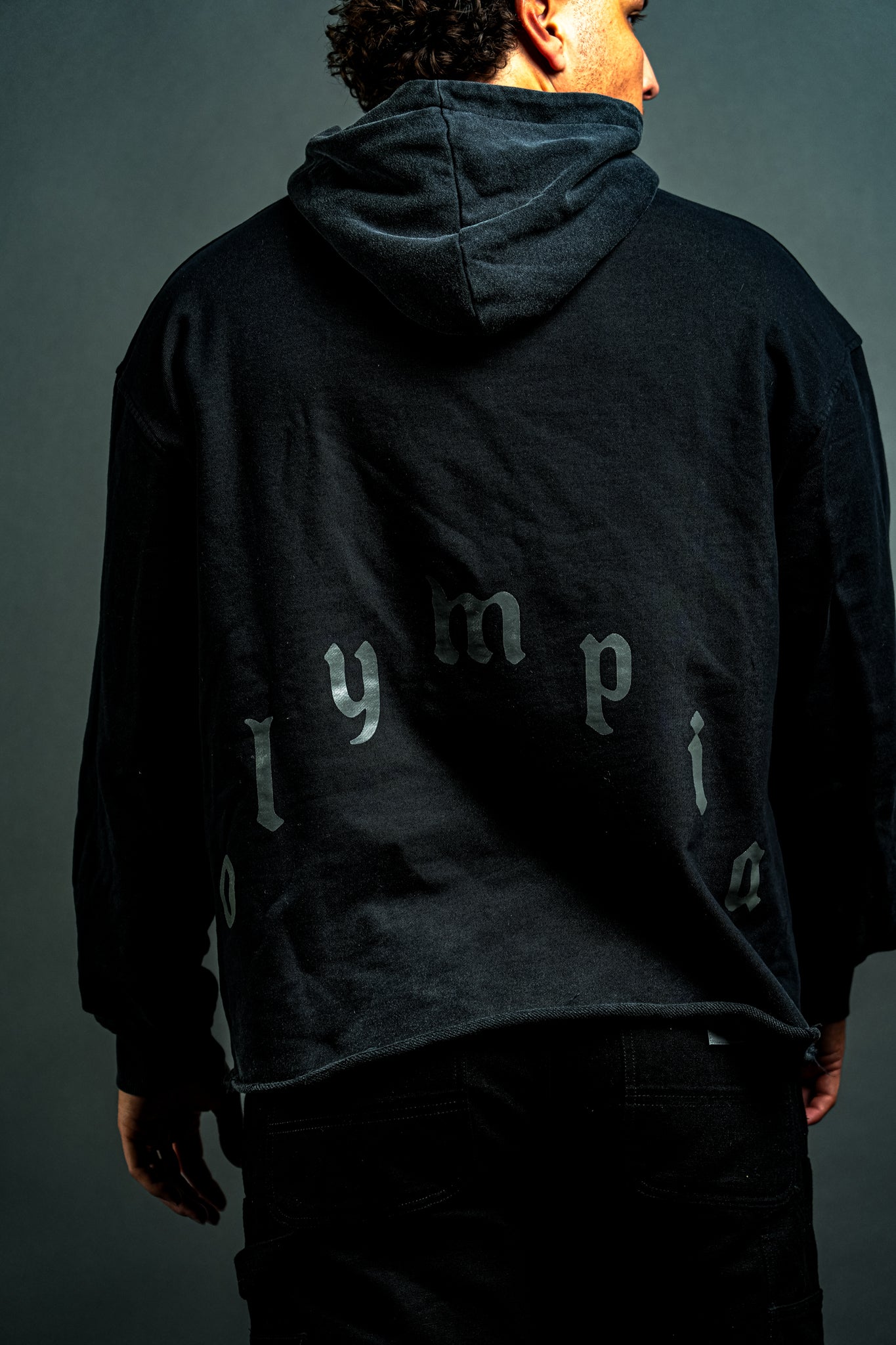 The Covenant "Rend Cut" Hoodie in Black