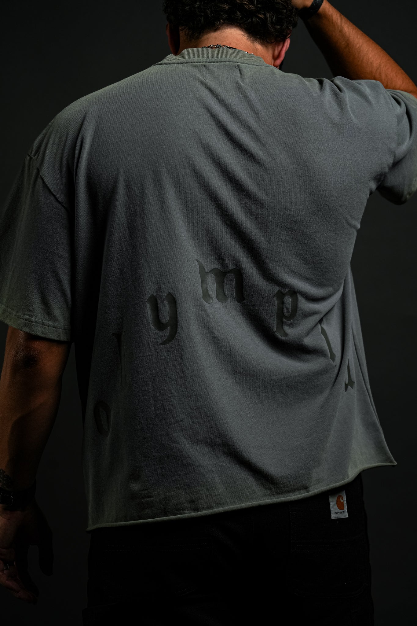 The Covenant "Rend Cut" Tee in Grey