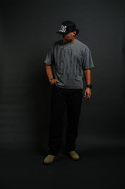 The Covenant "Rend Cut" Tee in Grey