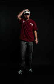 Bore Our Sin "Faded" Tee in Red