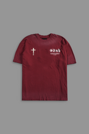 Bore Our Sin "Faded" Tee in Red