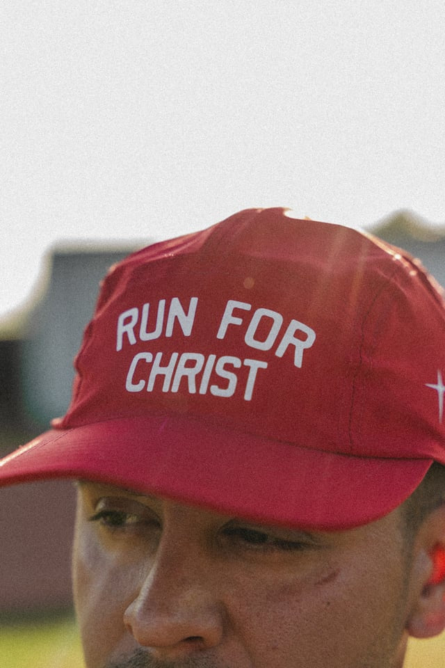 Run For Christ "Endurance" Cap in Red