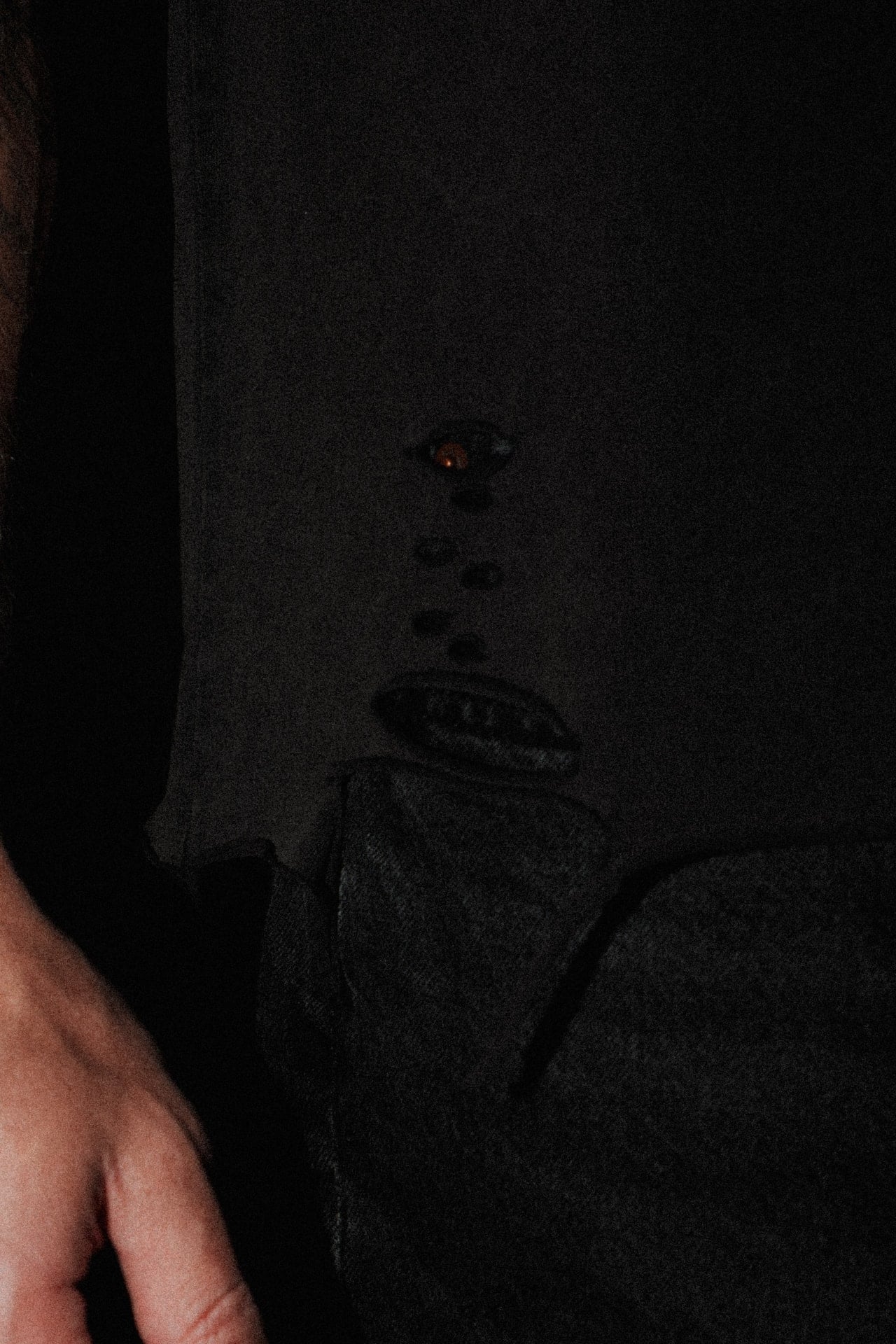 Jesus is King “Rend Cut” Tee in Vintage Black