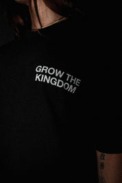 Grow the Kingdom “Waffle” Tee in Vintage Black
