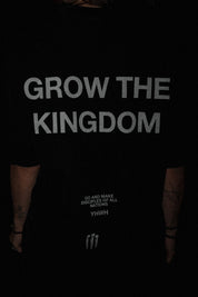 Grow the Kingdom “Waffle” Tee in Vintage Black
