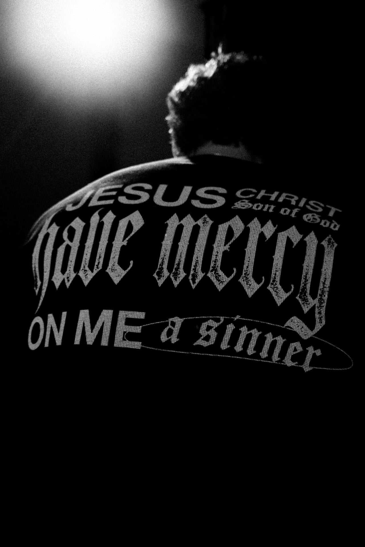 Jesus Prayer “Waffle” Tee in Vintage Black