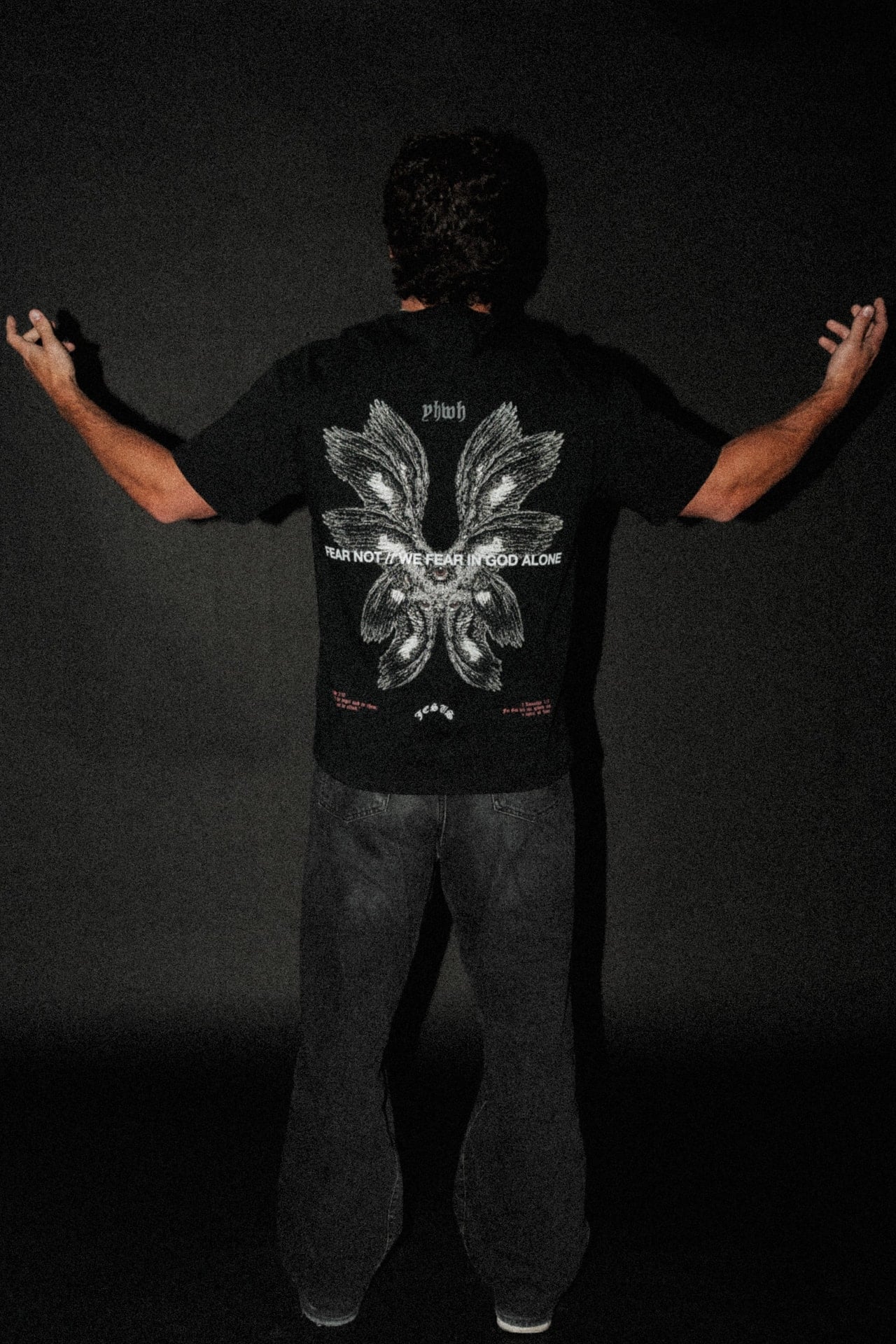 Fear Not “Cotton” Tee in Black