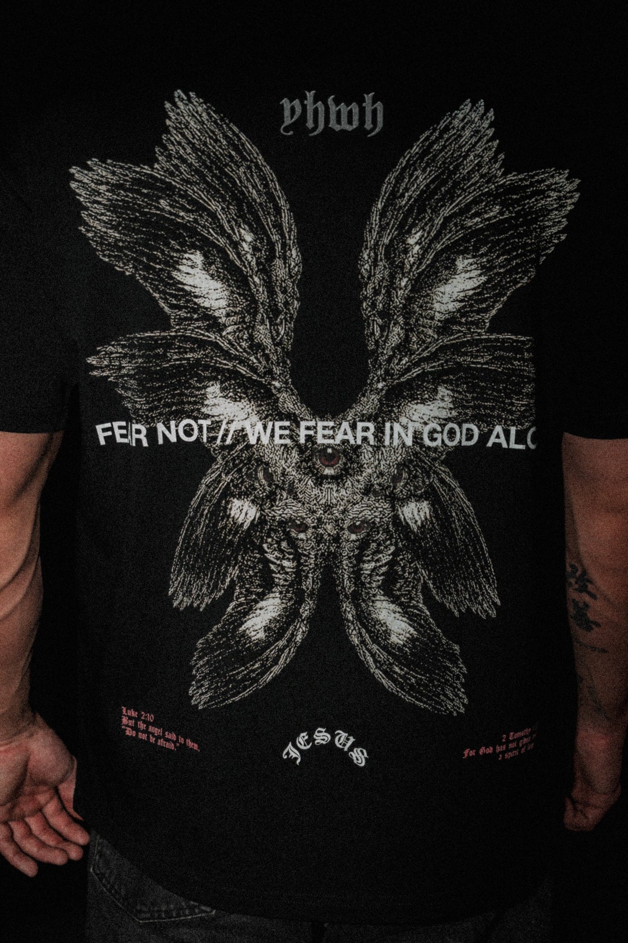 Fear Not “Cotton” Tee in Black