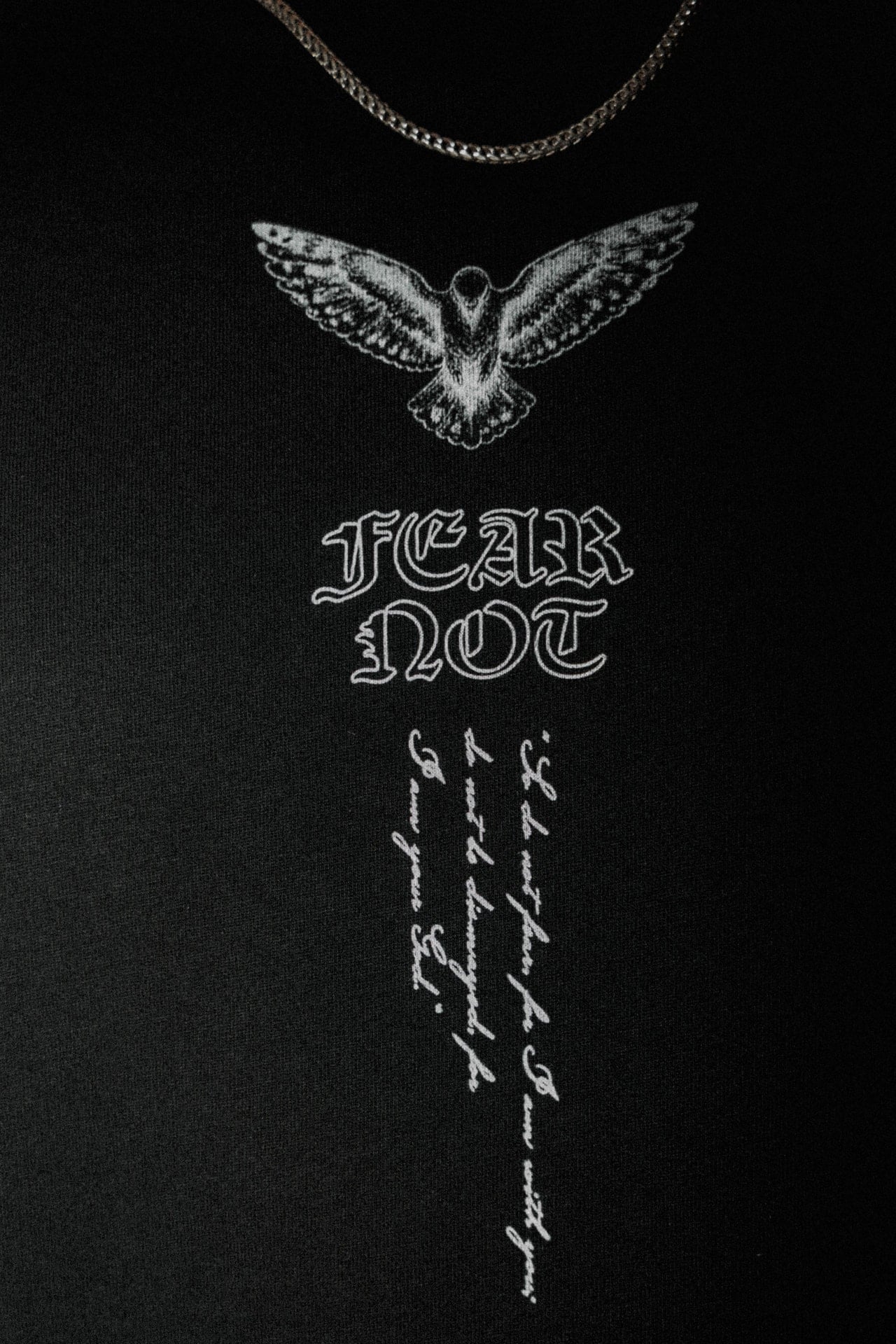 Fear Not “Cotton” Tee in Black