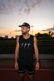 The Prize "Mesh" Tank in Black