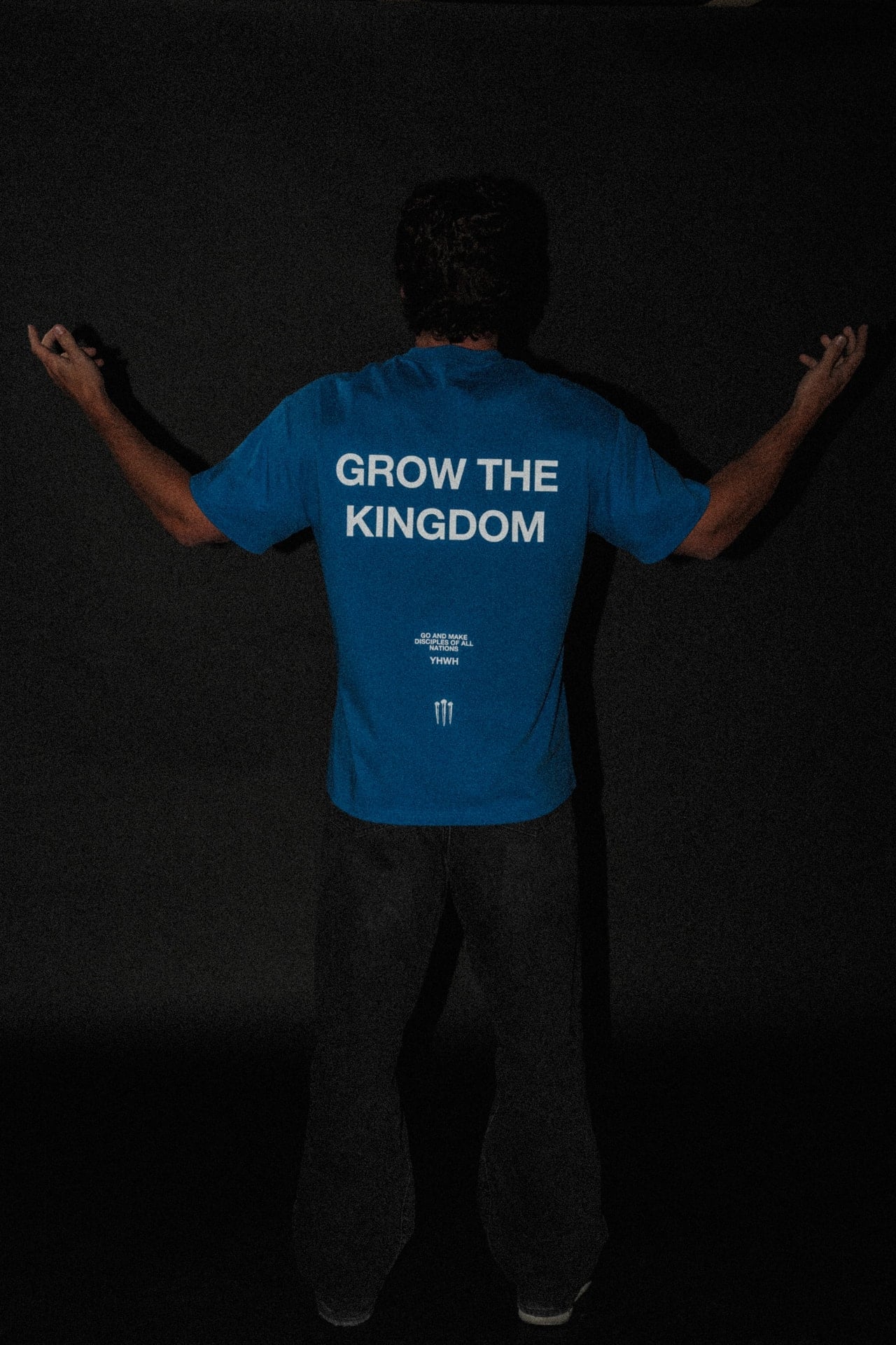 Grow the Kingdom “Cotton” Tee in Blue